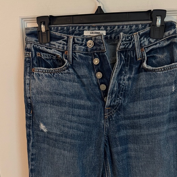 GRLFRND Classic Blue Flare Jeans - Picture 3 of 6